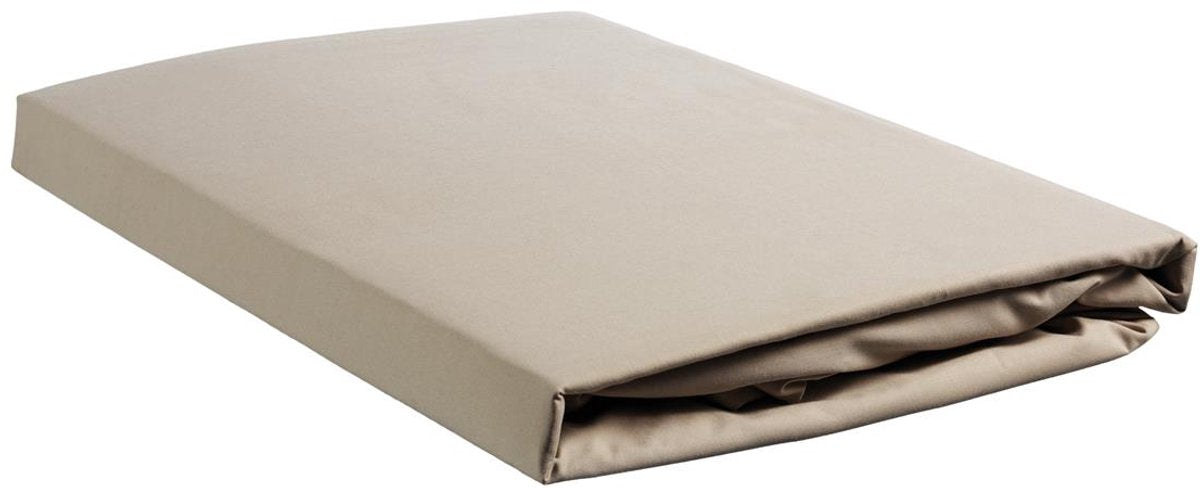 Ambiante - cotone - topper split - lenzuolo con angoli - 160x200 cm - tortora