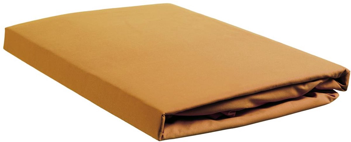 Ambiante jersey - topper hoeslaken - 160x200 210 - oker