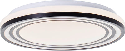 Brilliant kobana - plafondlamp - led 24w 3000k - zwart