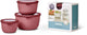 Mepal - multikom cirqula vershouddoos set - 500 + 1000 + 2000 ml - rond - vivid mauve