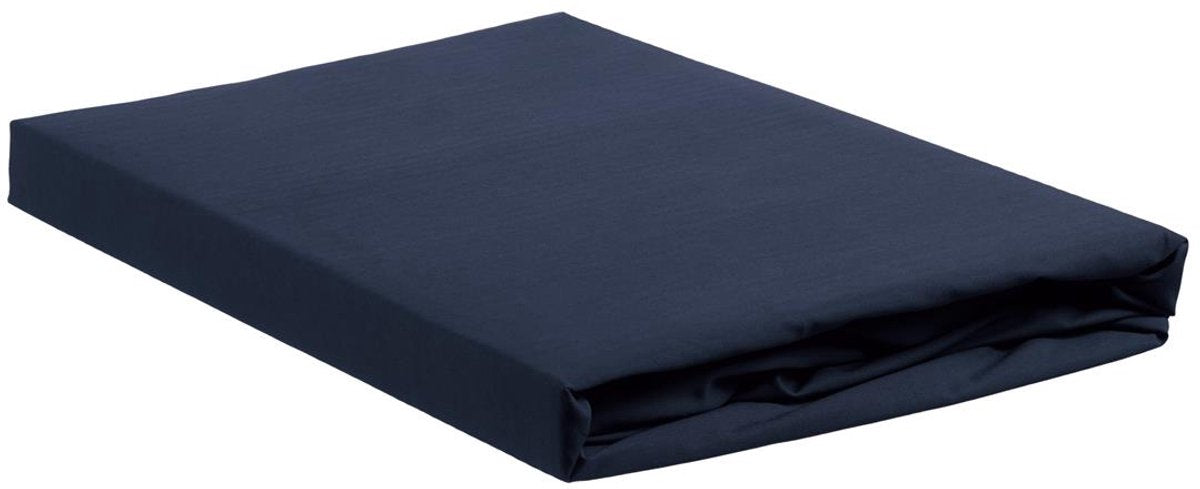 Ambiante jersey - topper hoeslaken - 200x200 210 - donker blauw