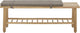 Bloomingville - linde bank - beige - rubberhout