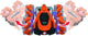Lexibook crosslander® 360+ - auto acrobatica radiocomandata ricaricabile e programmabile con luci.