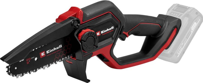Mini motosega professionale a batteria Einhell gp-ps 18 20 li bl solo - power x-change - 18 v li-ion - motore brushless - lunghezza lama: 20 cm - max. lunghezza taglio: 15 cm - velocità catena: 8 m s - batteria e caricabatteria esclusi