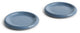 Hay barro ontbijtbord ø18 set van 2 dark blue