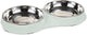 Beeztees smickle - set cena gatto - menta - 35x18x3 cm - 2x 420 ml
