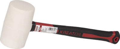 Kreator - hand tools - krt904105 - rubber hammer - 700g - fiber - white