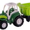 Cavallino Toys Cavallino XL Tractor Green con rimorchio inclinato, 86,5 cm