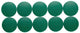 Magnete maglio rotondo 10 pezzi 2,5 kg plastica ferrite bruchsicher erodiert lackiert ø 3,8 x 1,55 cm verde