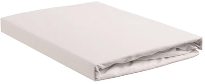 Ambiante - bamboo-cotton - box spring fitted sheet - 160x200 cm - white