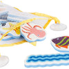 Van manen mini club foam bad plakfiguren zeedieren, 16dlg.