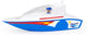 Lena politieboot speelgoedboot met speelfiguur - 36 cm - blauw.