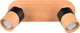 Trio aruni - spot - color legno con nero - escl. 2x gu10 4,5w