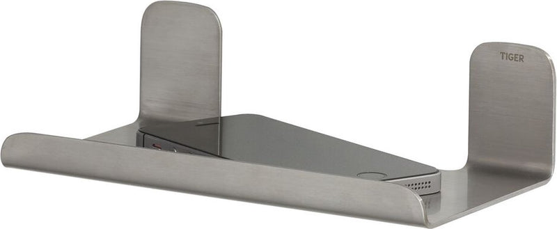 Colar tigre - estante 18 cm - sin taladrar - acero inoxidable cepillado