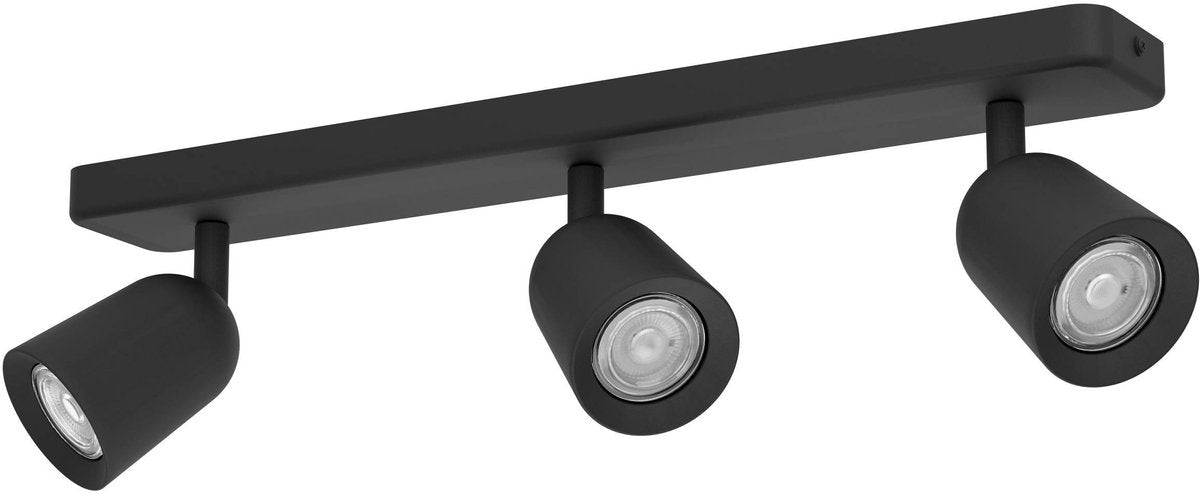Faretto Eglo Camaldoli - gu10 - 52 cm - nero - inclinabile