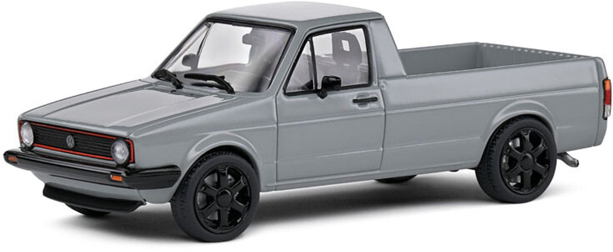 Solido vw caddy mk 1 pick up '82, grigio - 1:43