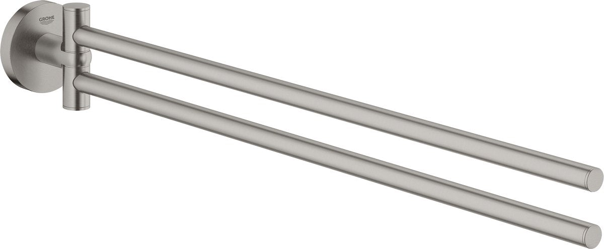 Grohe start handdoekhouder - supersteel (rvs look)