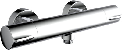 Plieger voda - termostato doccia con deviatore, raccordi e bocca girevole - centro-centro 15 cm - cromo