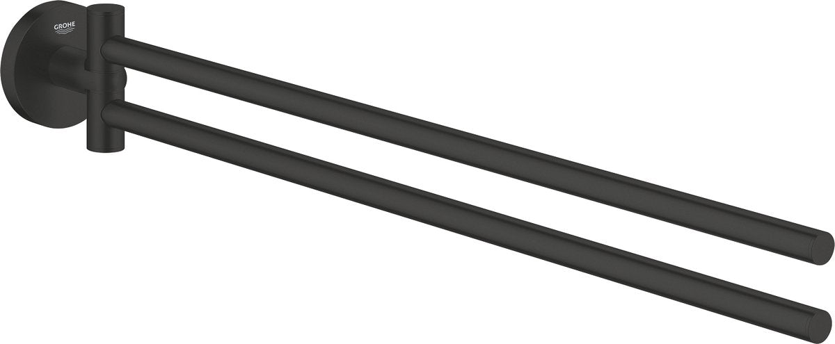 Grohe quickfix start towel holder - 439 mm - rotatable - matte black