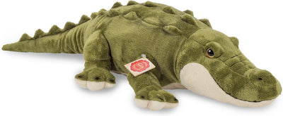 Teddy hermann hermann teddy stuffed animal crocodile - soft plush fabric - premium cuddly toys - green - 60 cm - reptiles