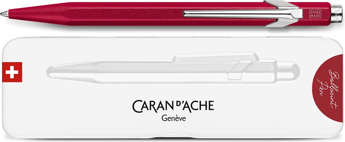 Bolígrafo Caran d'ache colormat-x rojo (rojo)