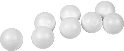 Creativ company balls, d 4 cm, white, 100 pieces 1 box