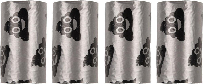 Flamingo - Sacchetti per escrementi per cani Forta - Grigio - 4 x 15 sacchetti