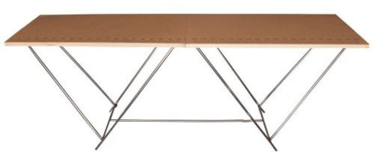 Tavolo da tappezzeria Fitex Basic 200x60 cm - pieghevole - con guide righello