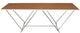 Tavolo da tappezzeria Fitex Basic 200x60 cm - pieghevole - con guide righello