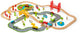 Bigjigs Wooden Road and Train Set Countryside, 80dlg.