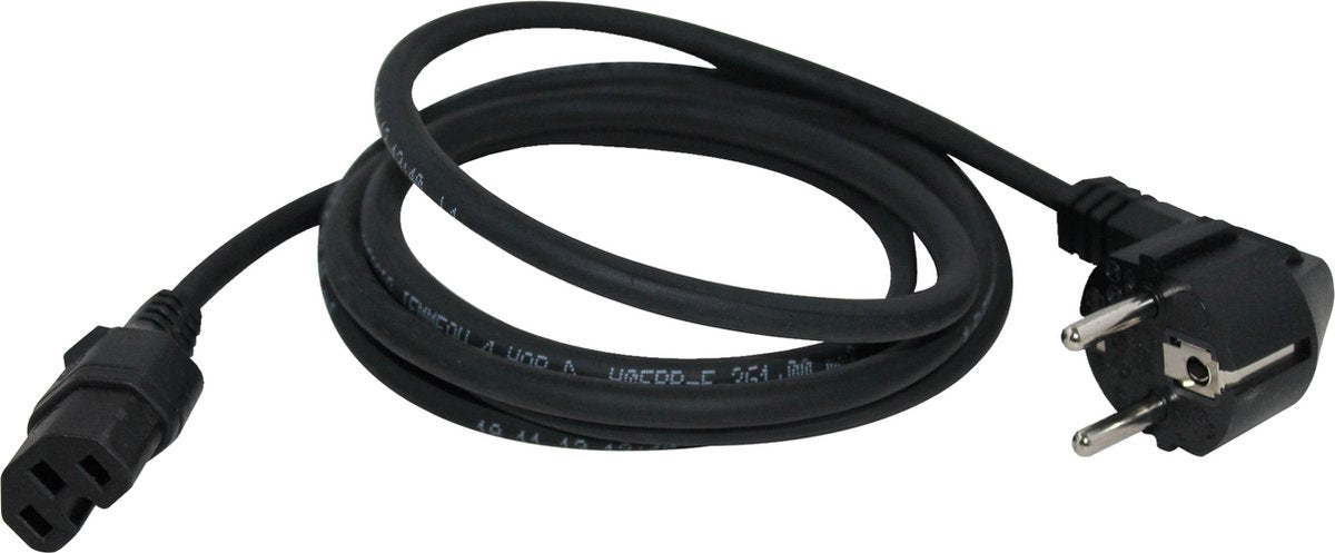 Cable de alimentación Scanpart c15 de 2 metros - con enchufe - especialmente indicado para bandeja gourmet o de horno - resistente al calor - universal