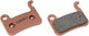 Bbb cycling discstop hp sintered - remblokken fiets - gesinterde metaal compound voor shimano schijfremmen - bbs-54s