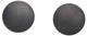 Magnete maglio solido rotondo 2 pezzi 2,5 kg plastica ferrite bruchsicher ø 3,8 x 1,55 cm nero