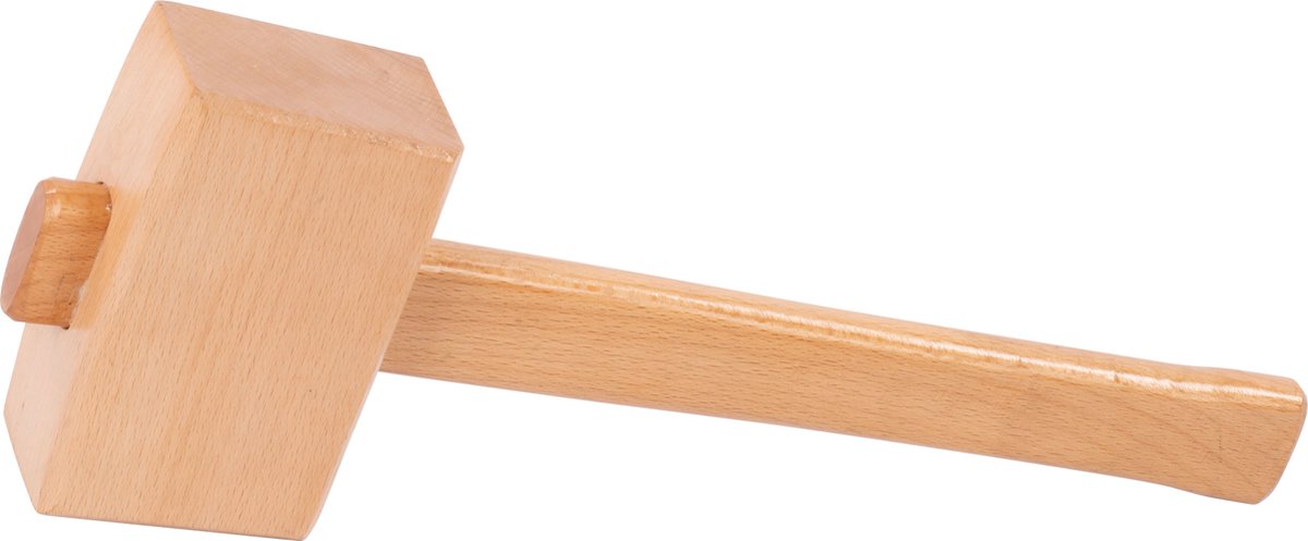 Kreator - utensili manuali - krt905005 - martello in legno di faggio - 114x90x56mm