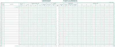 Registro contable exacompta IVA ventas - 31 líneas - numeradas - con hoja de identificación - holandés - encuadernado - 80 páginas - - 14610x