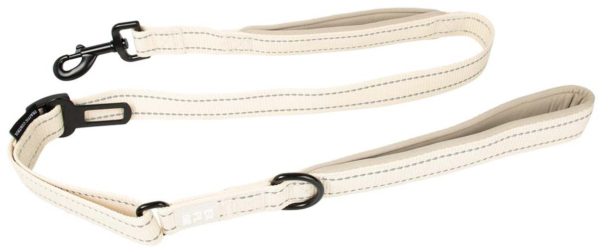 Explor duvoplus correa de ajuste definitivo moda de viaje para perros 130 cm-25 mm blanco antiguo