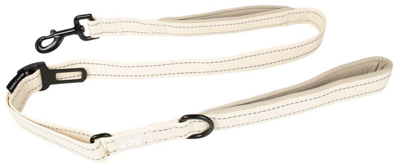 Explor duvoplus correa de ajuste definitivo moda de viaje para perros 130 cm-25 mm blanco antiguo