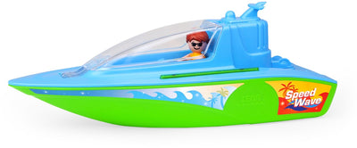 Barca sportiva giocattolo Lena Boazz 36 cm con figura da gioco multicolore.