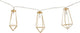 Bo-camp - industrial - cadena de luces - galvin - 10 luces - 5 lúmenes - dorado