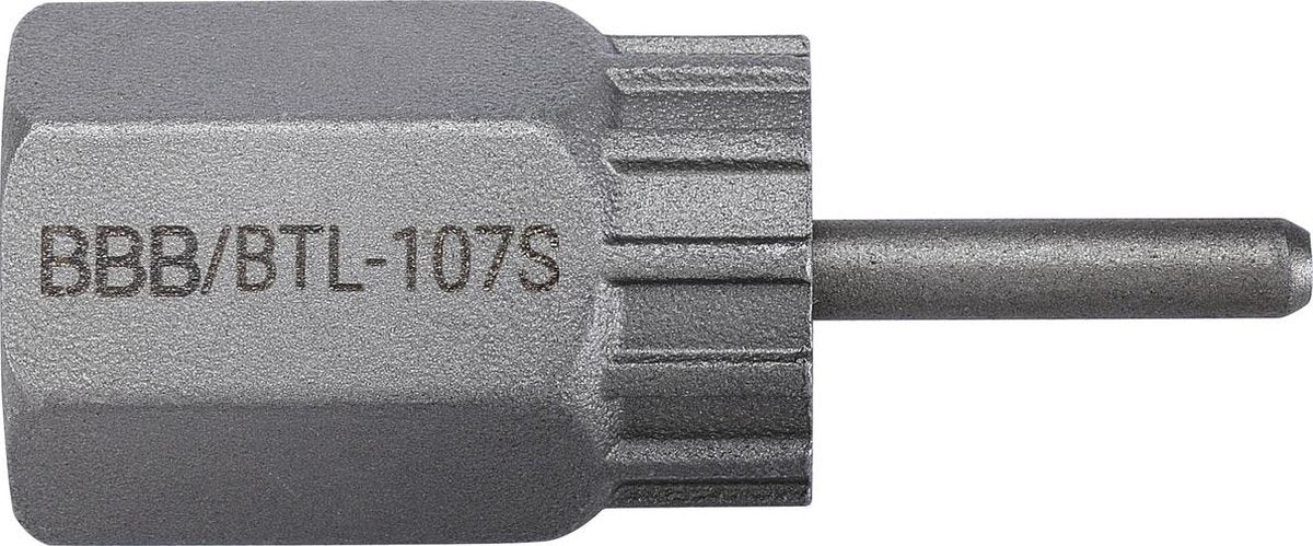 Bbb cycling lockplug cassette afnemer shimano - met centreer pin - fietsgereedschap btl-107s