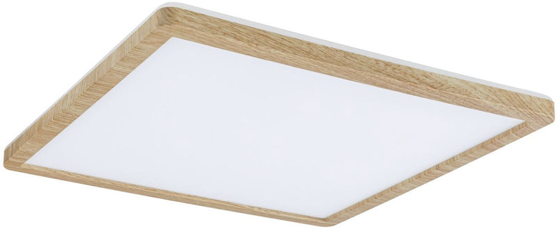 Paulmann Panel LED atria brillo retroiluminación ip44 angular 293x293 mm 16w 1600lm 3000k aspecto madera