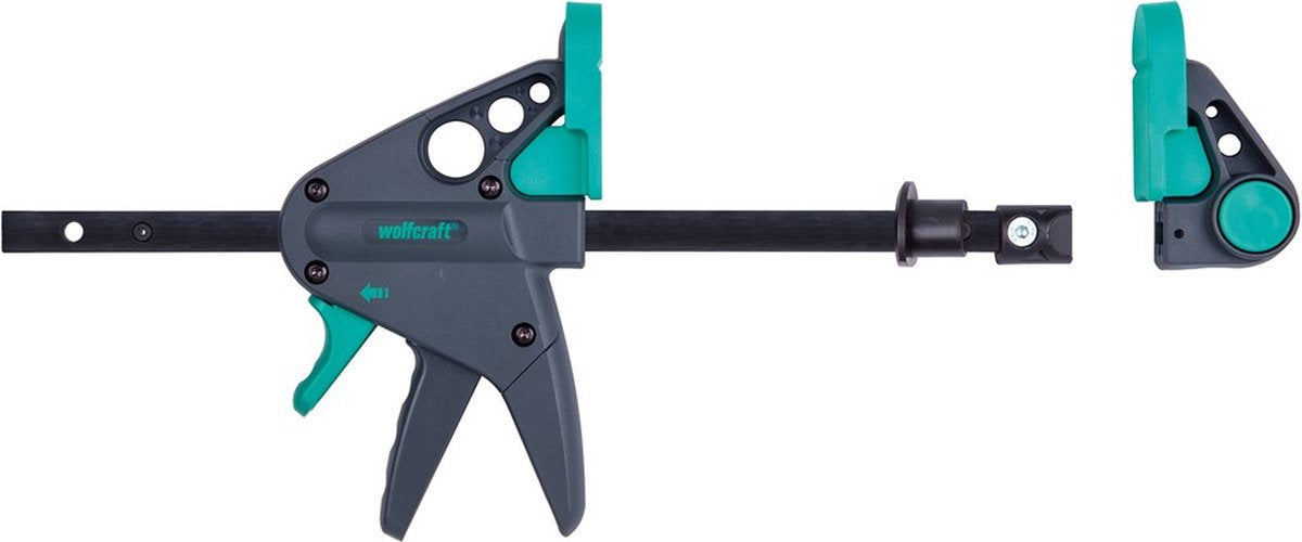 Wolfcraft Wolfcraft Table Table Clamp Pro 65-150-W Negro y verde
