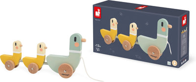 Janod - dolce bozzolo - figura da tirare in legno - anatre