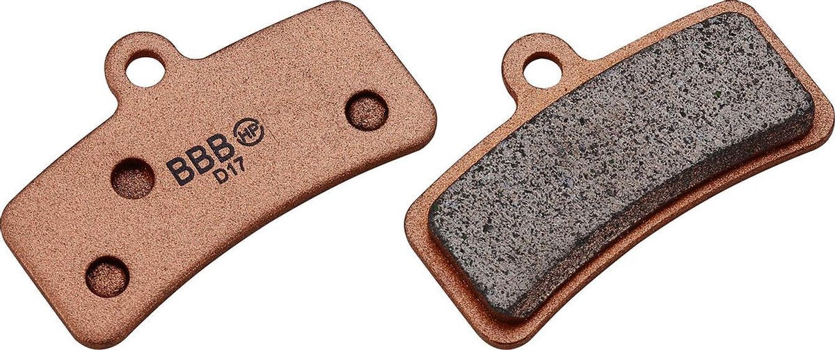 Bbb cycling remblokjes fiets - discstop sintered - schijfremblokken - compatibel met shimano schijfremmen - koper - bbs-55s