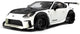 Solido toyota gr86 liberty walk body kit '24, scala bianca 1:18
