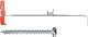 Fischer hollow wall plug duotec 10 s ph with pan head screw