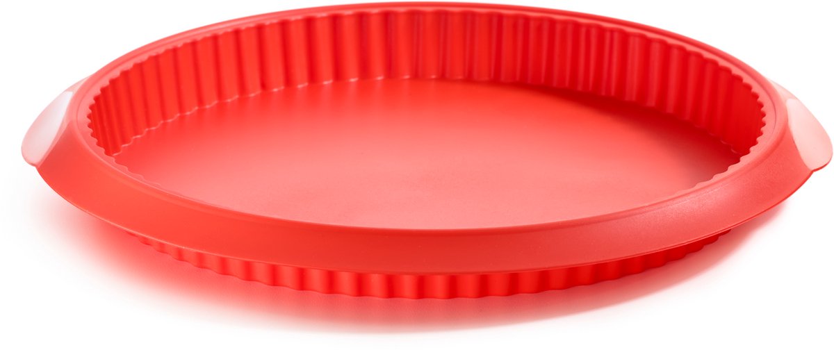 Lékué quichevorm ø 28 cm - siliconen - red