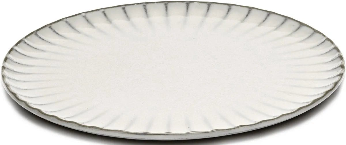 Serax - sergio herman inku - plato l - blanco - 24 ø - 4 piezas