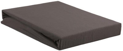 Beddinghouse - jersey - lenzuolo con angoli topper - 180x220 cm - antracite