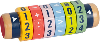 Calculadora de rodillos de pie pequeño madera 1x1